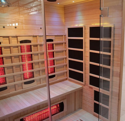 Blisspod Venetian 3-Person Full Spectrum Infrared Sauna – Near, Mid & Far Infrared with Chromotherapy