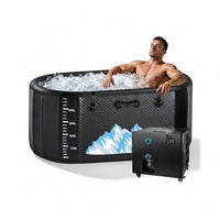 Cold Plunge Tub Designed for Athletic Recovery, 248 Gallon Capacity, 1 HP Chiller, Hot & Cold Therapy
