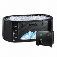 Cold Plunge Tub Designed for Athletic Recovery, 248 Gallon Capacity, 1 HP Chiller, Hot & Cold Therapy