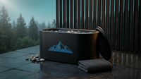 Cold Plunge Tub, 248 Gallon, 1 Horsepower, Heavy-Duty Ice Bath Tub for Athletes with Hot & Cold, Portable Inflatable Plunge Chiller with Water Treatment Kit, Immersion Therapy, Wifi (Black, 1 Set) — Lifestyle