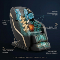 Full Body Massage Chair Built for Total Relaxation, Zero Gravity, 5 Auto Programs, Airbag Compression — How It Works