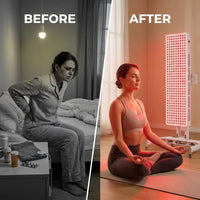 Red Light Therapy Device with Stand - Moving Pro Series Professional Edition — Before & After