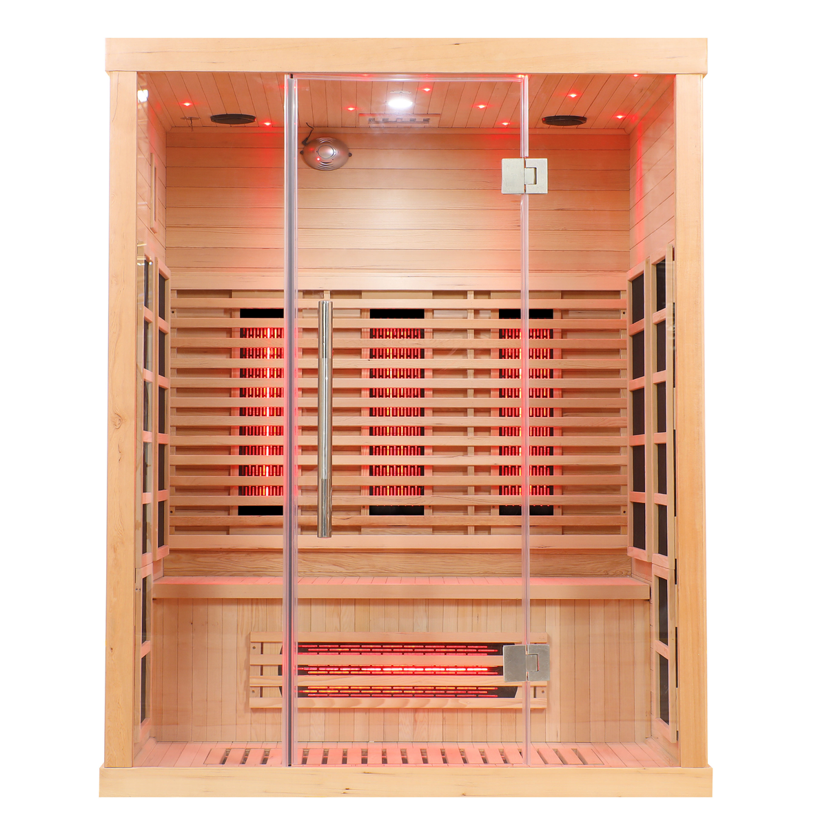 Blisspod Venetian 3-Person Full Spectrum Infrared Sauna – Near, Mid & Far Infrared with Chromotherapy