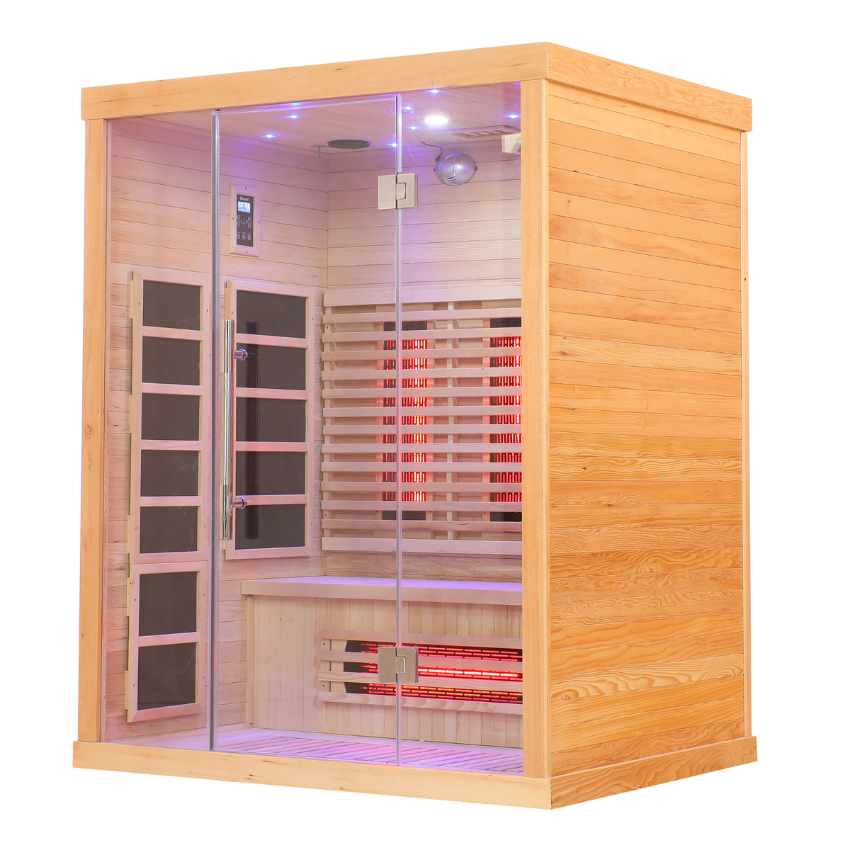 Blisspod Venetian 3-Person Full Spectrum Infrared Sauna – Near, Mid & Far Infrared with Chromotherapy